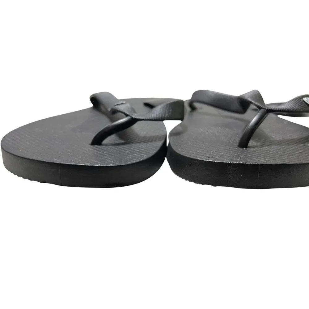 Earthing Grounders  Black Grounding Flip Flops  Sandals Men's  Size  12 NEW‎